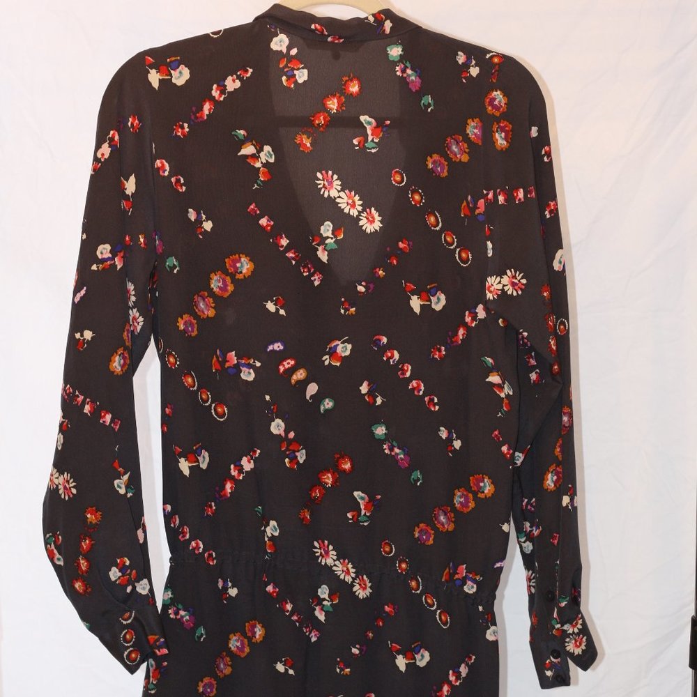 Rebecca Taylor silk tunic dress drawstring